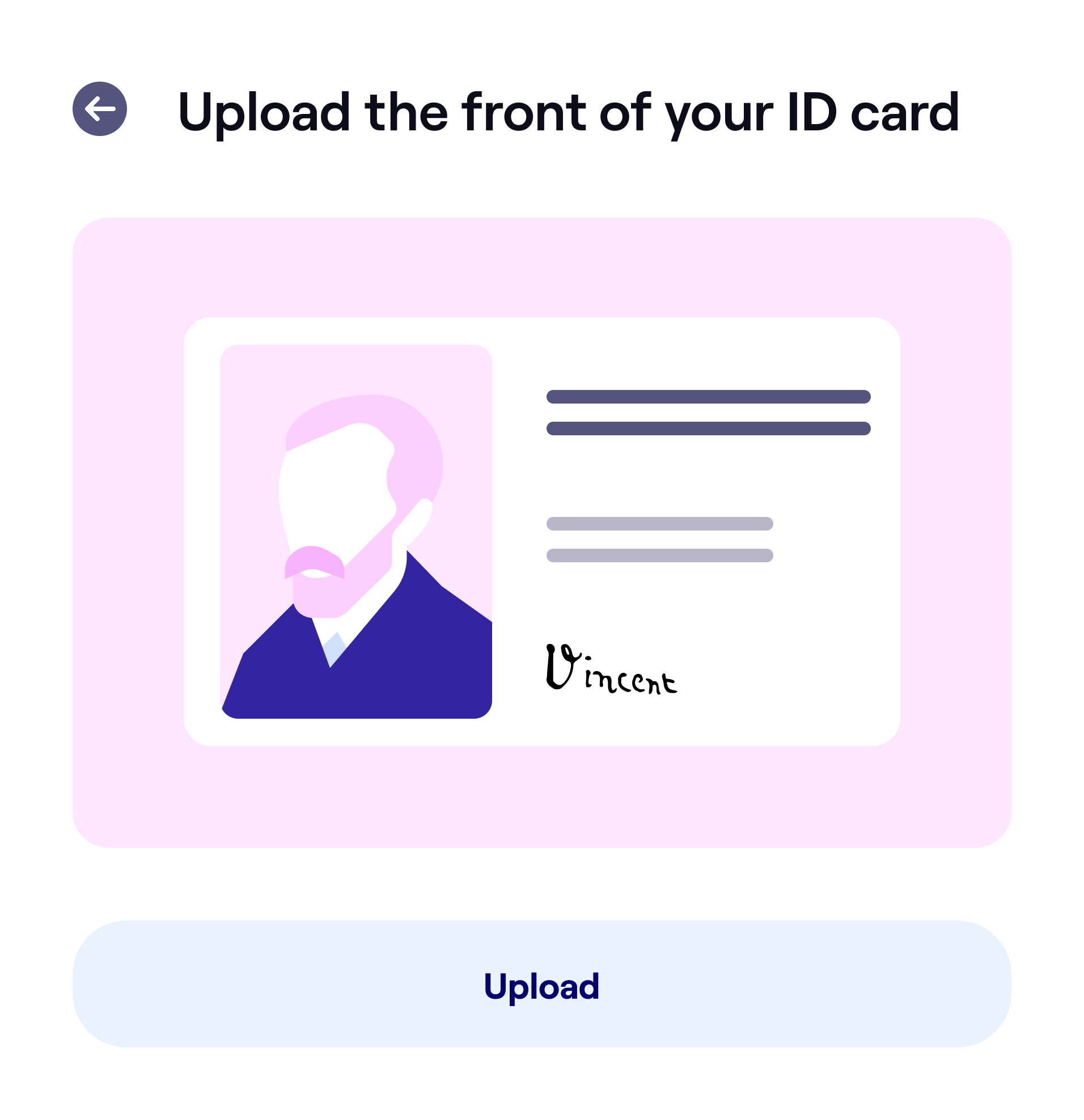 Upload passport
